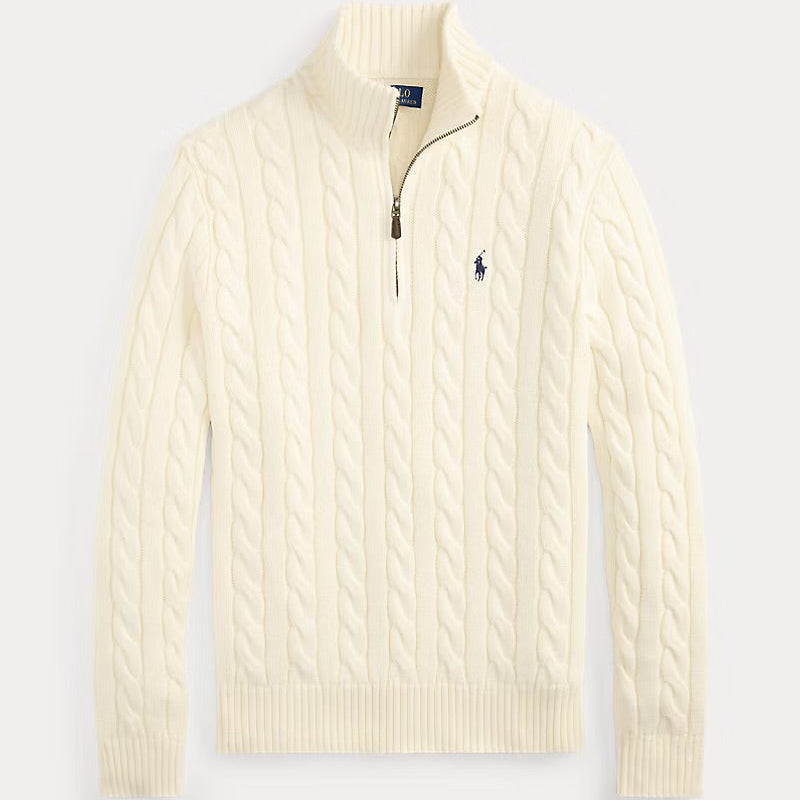 Polo Quarter Zip Knit